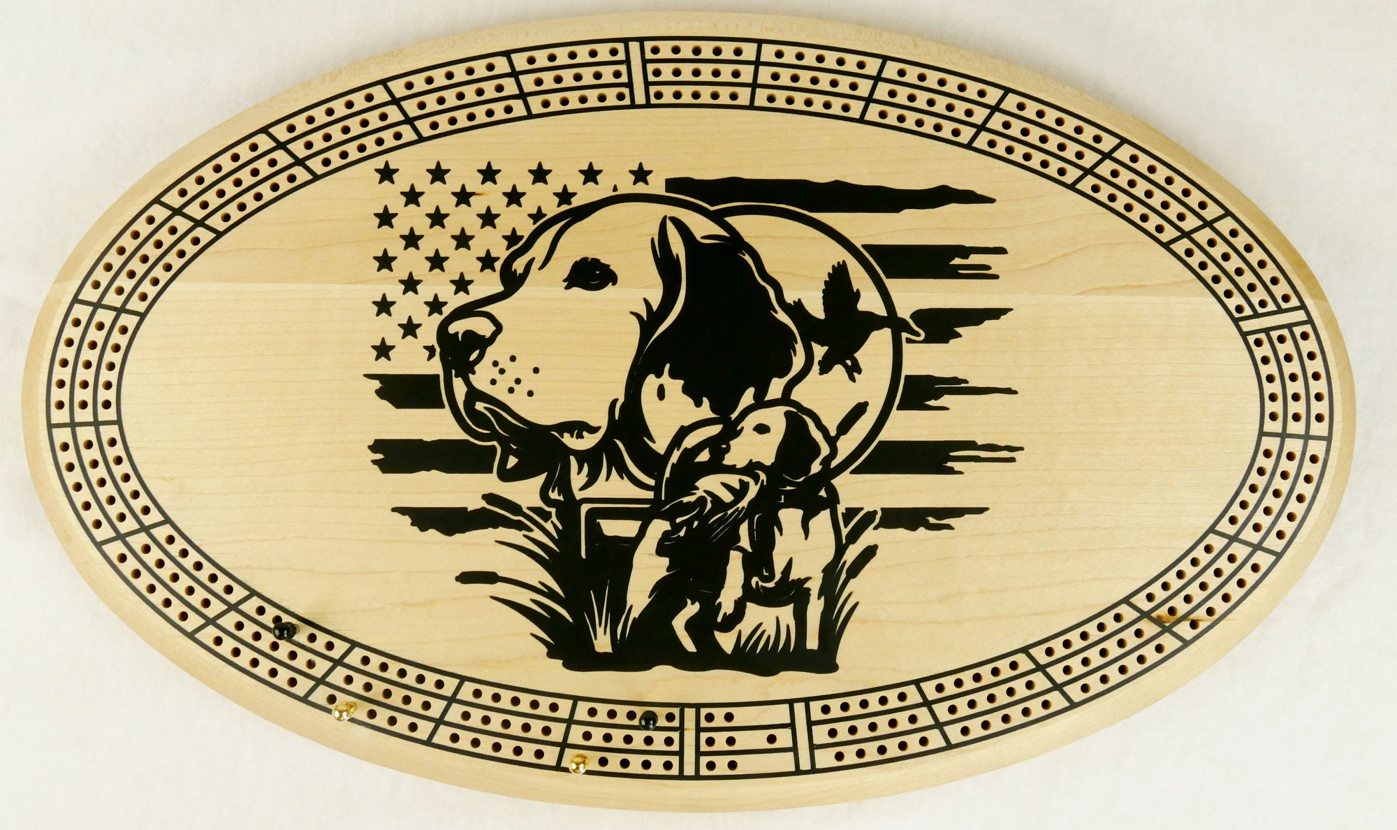 Duck Hunting Cribbage Board